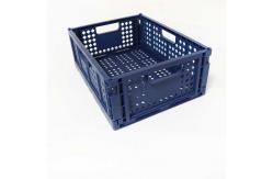China Multifunctional Reusable Folding Plastic Baskets For Fruits Stackable Rectangle supplier