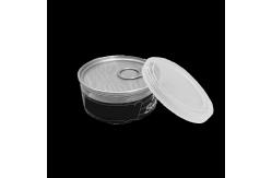 China Bubble Tea 33mm Clear Plastic Easy Open Cans Alu Lid supplier