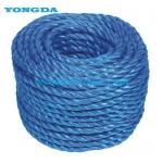 14-50mm Unyielding PP 3-stand Twisted Hoisting Rope For Lifting/Fixing/Safety/Industrial/ Construction for sale