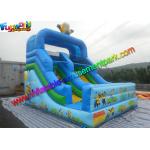 Small Dry Commercial Minion Inflatable Slide with 0.55mm PVC tarpaulin Material for sale