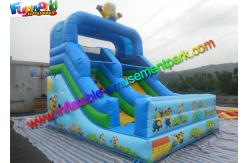 China Small Dry Commercial Minion Inflatable Slide with 0.55mm PVC tarpaulin Material supplier