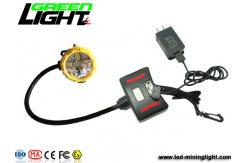 China IP68 208lum 15000lux Semi Corded Led Miners Cap Lamp supplier
