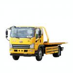 FAW 5 Ton Flatbed Towing Truck Breakdown Recovery Truck EURO 5 4x2 Driving Type for sale