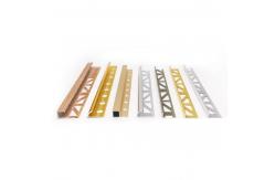 China Ready In Stock Brushed Aluminium Tile Trim , Anodized Metal Tile Trim 12mm supplier