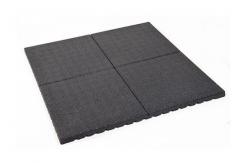 China Customized Sports Floor Tiles Waterproof Gym Floor Mats 50mm Thickness supplier