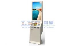 China Dual Screen Self-checkin Systems Kiosk With Industrial Fanless Mini PC supplier