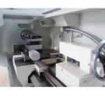 Turning Flat Bed Cnc Lathe Machine Small Size CK6140 750mm 1000mm