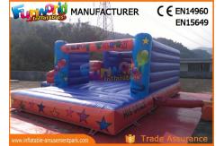 China Waterproof Inflatable Jumping Bounce With Slide For Playground / Theme Park supplier