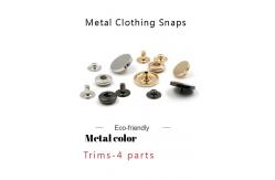 China Dull Silver Spring 8mm Metal Clothing Snaps supplier