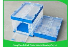 China Solid Attached Lids Collapsible Plastic Containers Stocked For Supermarket supplier