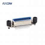 Centronics Male 24pin IEEE488 Connector Vertical PCB 2.16mm With Black Screws