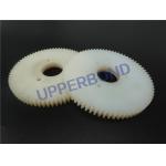 Customized Plastic Gear Parts White Color For MK9 Cigarette Machine for sale