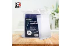 China PP Matte Transparent Clear Game Card Sleeves Customized Trading Card Holders supplier