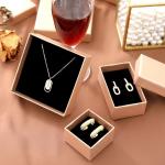 Durable Cardboard Foam Insert Jewelry Box Fashion Paper Packaging Gift Box for sale
