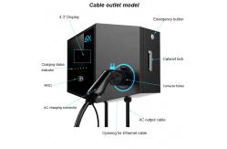 China Factory 22kw Smart Ev Public Wallbox With Mobile APP supplier