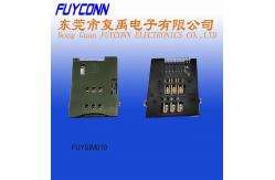 China 1000mΩ Feets SIM Push Pitch 5.25 LCP Card Connector supplier