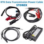 STONEX GNSS RTK 5-Pin Data Transmission Cable Power Cable for External Radio 220V Power Adapter for sale