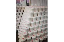 China Raw White Recycle Polyester Thread 30S/3 With GRS Certificate supplier
