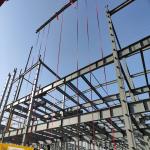 Water Proof Fire Resistance Steel Structure Workshop With Parapet Wall As Requested And Hot DIP Galvanized for sale