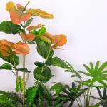 Simulation Artificial Potted Floor Plants Silk Tree Bedroom Decoration