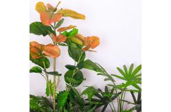 China Simulation Artificial Potted Floor Plants Silk Tree Bedroom Decoration supplier