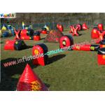 0.6MM PVC tarpaulin Bunkers field with different design for paintball sports for sale