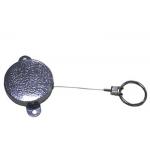 Sheathed Steel Cable Metal Split Rings , Retractable Reels Split Metal Key Rings for sale