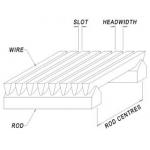 Johnson Wedge Wire Screen Profile V Wire Continuous Slot Panel Wastewater Applied