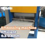 Single Sheet Feeding Bark Texture Embossing Machine With Customizable Mold And High Precision Roller Feeding System for sale