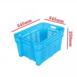 Large Heavy Duty Plastic Crates Turnover Box Crate Storage Nestable Stackable Storage for sale