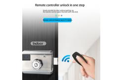 China Bluetooth Electronic Keyless Rim IP65 Outdoor Gate Automatic Front Door Locks supplier
