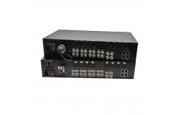 China Customized Multi-functional SMPTE Hybrid Video/ Audio/ Ethernet Transmission Equipment Over Optical Fiber supplier