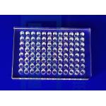 SIO2 96 Well Precision Glass Machining Flat Bottom UV Transparent Microplate for sale
