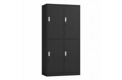 China Office 4 Door Storage Locker Lockable Metal Cabinet With Keys supplier