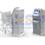 Indoor Free Standing Card Dispenser Kiosk with Touch Screen Use In Bank