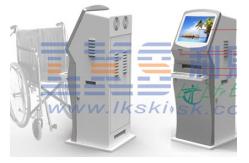 China Indoor Free Standing Card Dispenser Kiosk with Touch Screen Use In Bank supplier