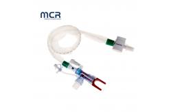 China Disposable Supply Automatic Flushing Closed Suction Catheter with Double Swivel Elbow 72h supplier