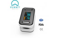 China TUV CE ISO FDA Fingertip Pulse Oximeter Waveform Parameter Black White supplier