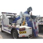 Remote Control Platform Road Wrecker Recovery Truck With Crane 99km/h