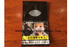 China Zipper Top OPP LDPE Cigar Humidor Bags With Humidifier supplier