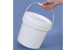 China Practical Plastic Storage Bucket / Food Grade Bucket with Handle supplier