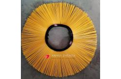 China 165x550mm Wafer Brushes For Bobcat Road Sweeper Brush Replace supplier