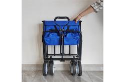 China Fold Up Shopping Luggage Cart Trolley Folding Cart Folding Wagon supplier
