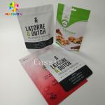 Aluminum Foil Snack Bag Packaging Plastic Coffee / Tea / Food k Bags With Zipper for sale
