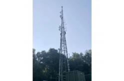 China Four Legged Steel Lattice Self Supported Mobile Communication Tower 100meters supplier