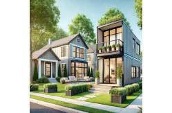 China Foldable Flat Pack Container House , Office Container House Modular Prefabricated House supplier