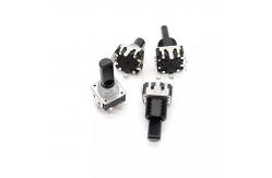 China Peaker Audio Ec12 Rotary Encoder With Push Button 10ohm Threaded Bushing supplier
