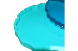 China Flexible Silicone Resin Mold Irregular Shape Epoxy Resin Coaster supplier