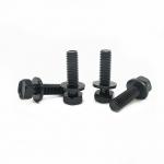 High-Strength Carbon Hexagon Bolt With Flat Pad And Steel Hexagon Combination Screw for sale