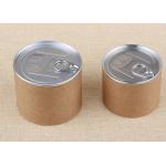 Kraft Paper Easy Open Paper Composite Cans OEM LOGO Paper Tube Packaging for sale